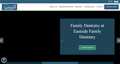 Desktop Screenshot of eastsidefamilydentistry.com